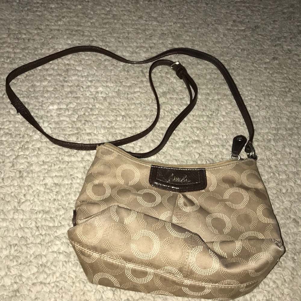Tan Coach Crossbody